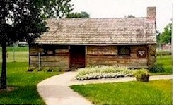 Wea Cabin At Old Shawnee Town
