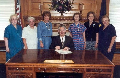 The Governor of Kansas Signs a Proclaimation