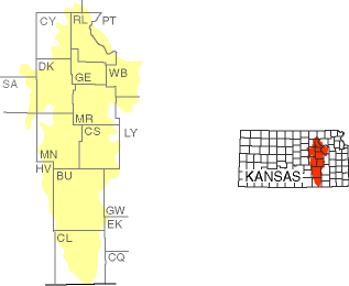 Map of the Flint Hills